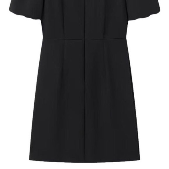 BLACK BOW DETAIL MINI DRESS - Picture 10 of 11